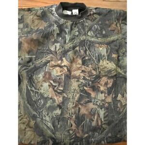 Vintage Scent-Lok Camo Pullover Shirt Jacket Mens 2XL Made in USA 7113/021